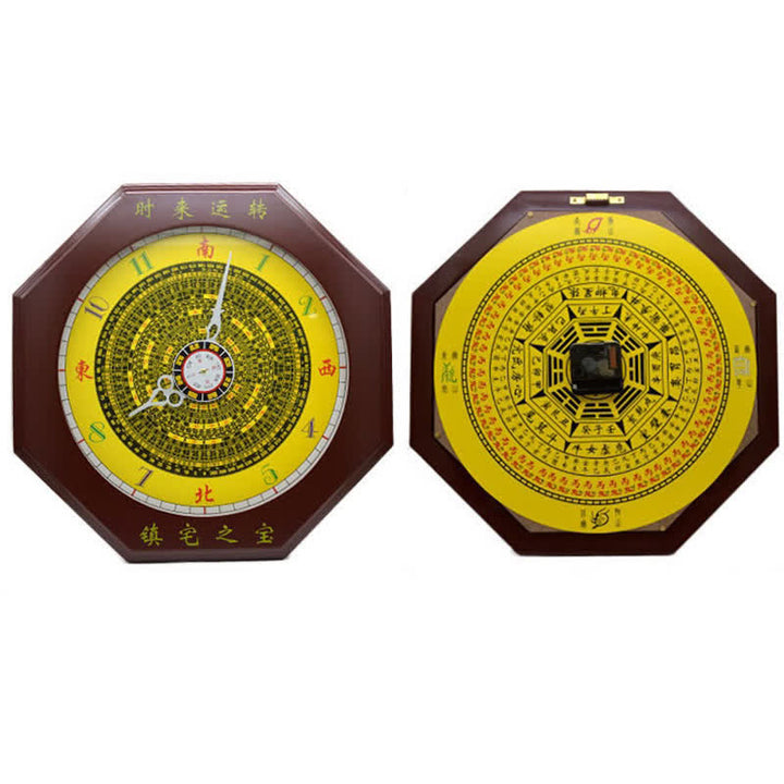 Feng Shui Bagua Map Balance Energy Map Wall Clock