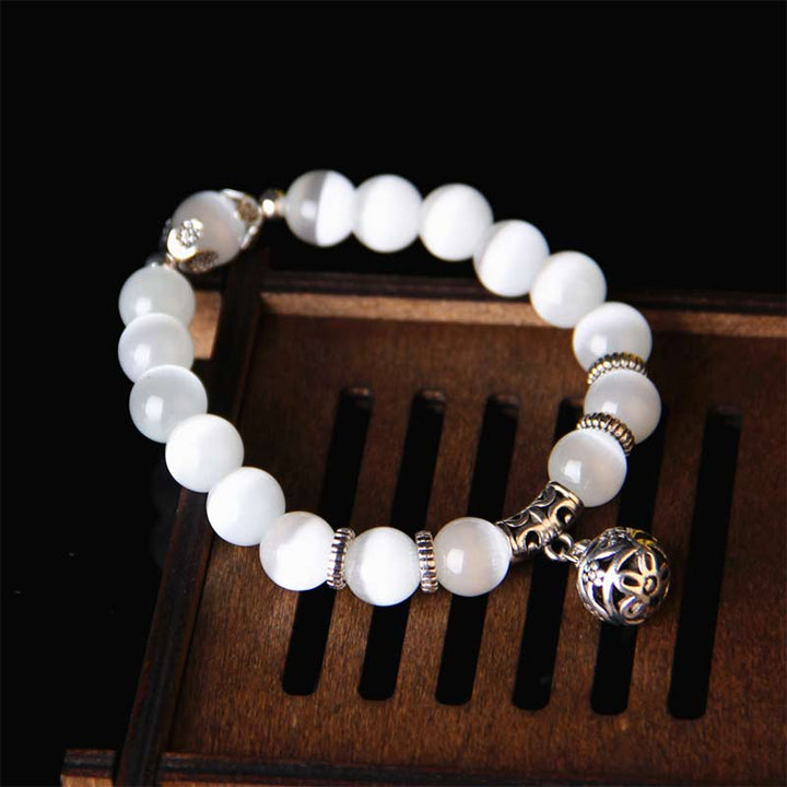 Buddha Stones Tibetan Cat Eye Lucky Bracelet