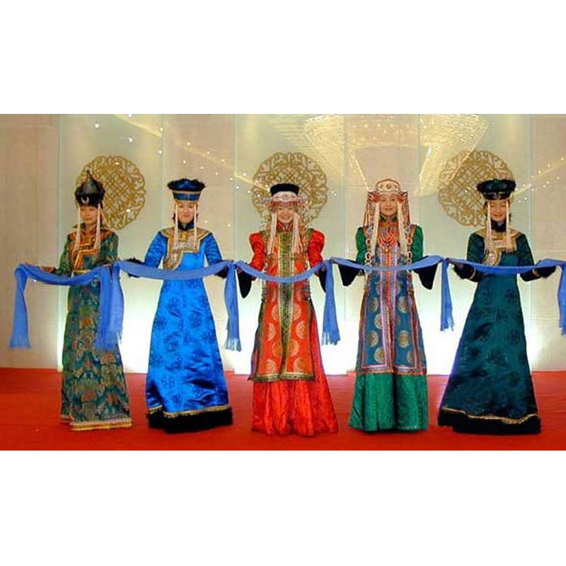 Tibetan Blessing Auspicious 5 Colors Khata Decoration