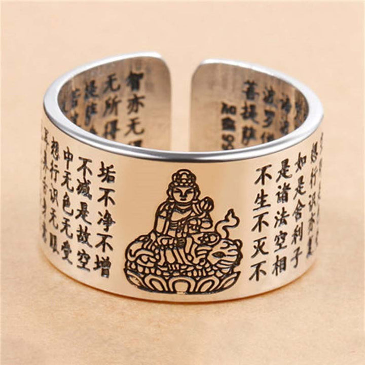 FengShui Buddha Chinese Zodiac Protection Adjustable Ring