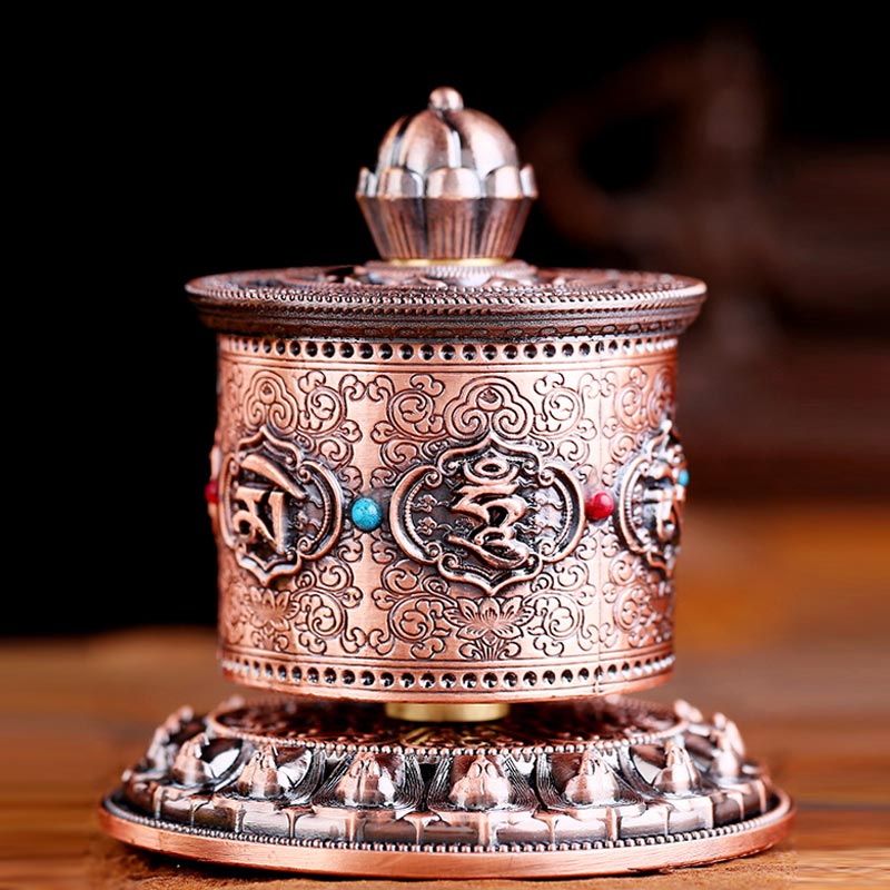 Tibetan Blessing Prayer Wheel Car Decoration