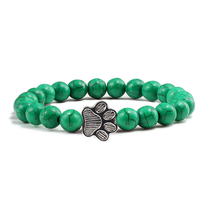 Buddha Stones “Save A Dog” Stone Bracelet