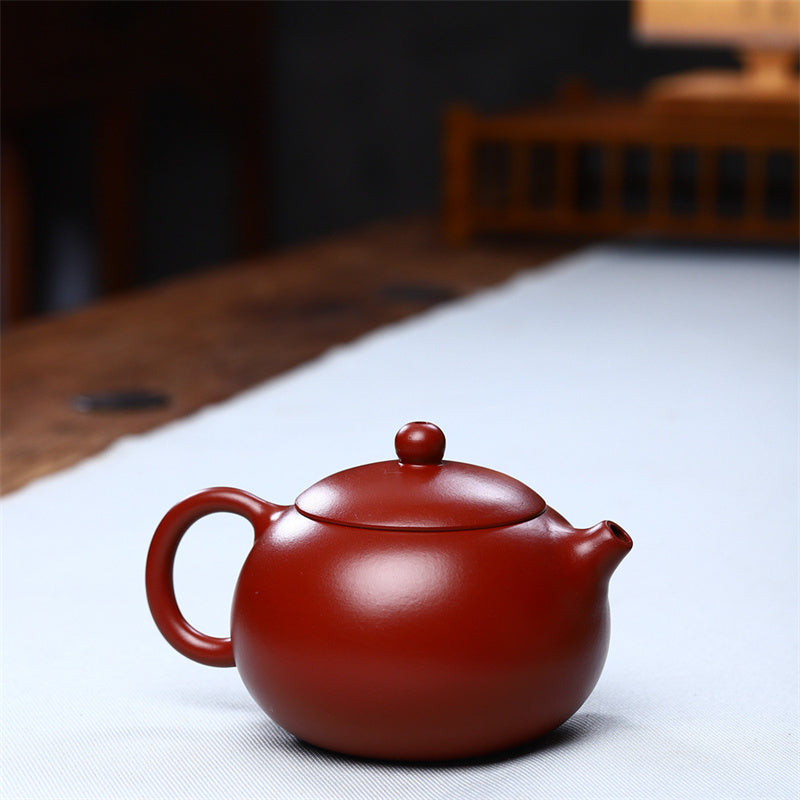 Buddha Stones Vintage Xishi Teapot Purple Clay Kung Fu Teapot 240ml