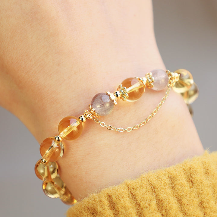 FREE Today: Abundant Energy Moon Citrine Bracelet