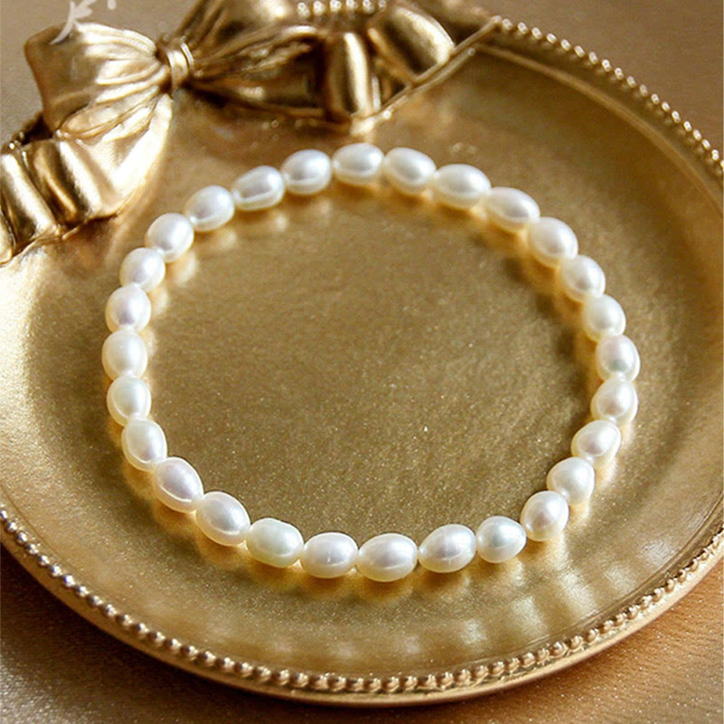 Buddha Stones Natural Pearl Healing Beaded Bracelet