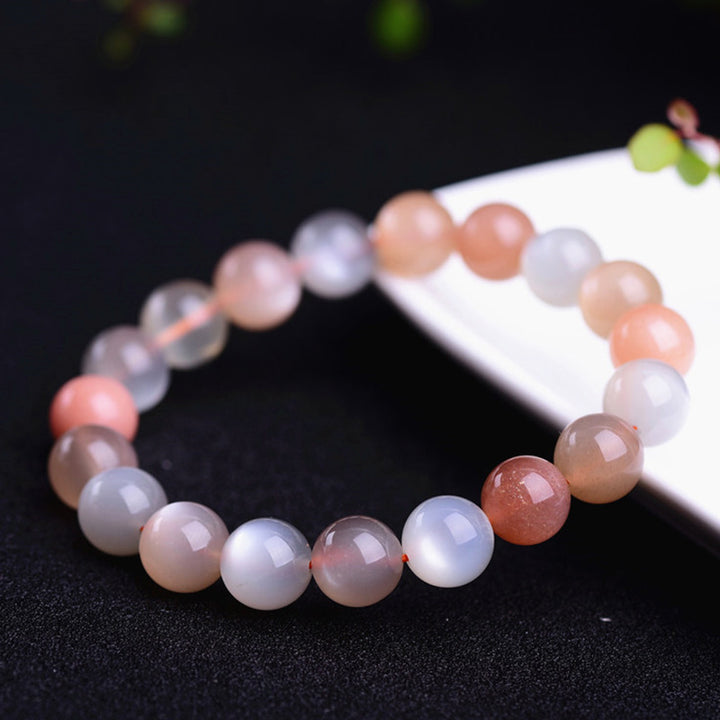 Natural Moonstone Wealth Positive Bracelet