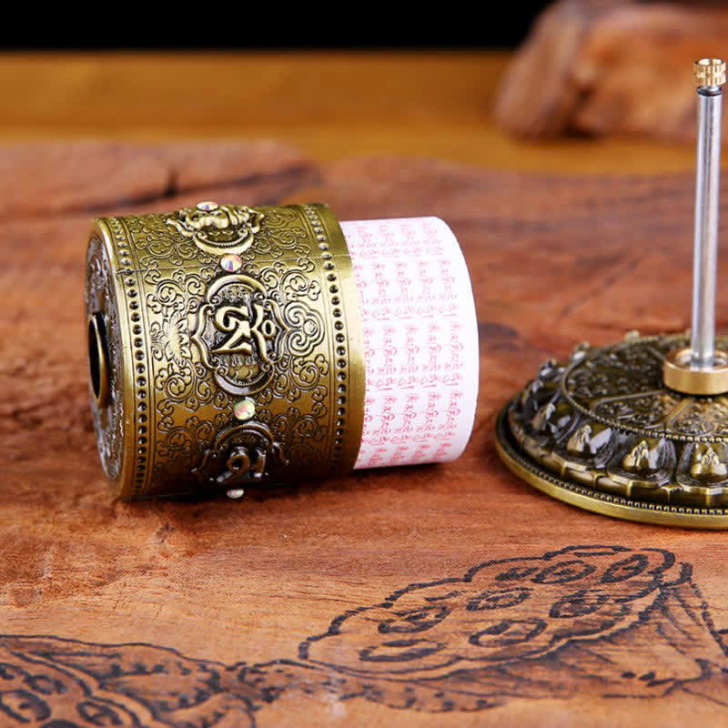 Tibetan Blessing Prayer Wheel Car Decoration