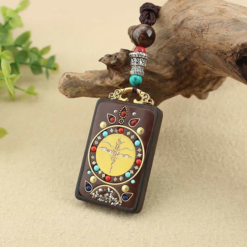 FREE Today: Exploring Intuition Tibetan God of Wealth Ebony Peace Necklace