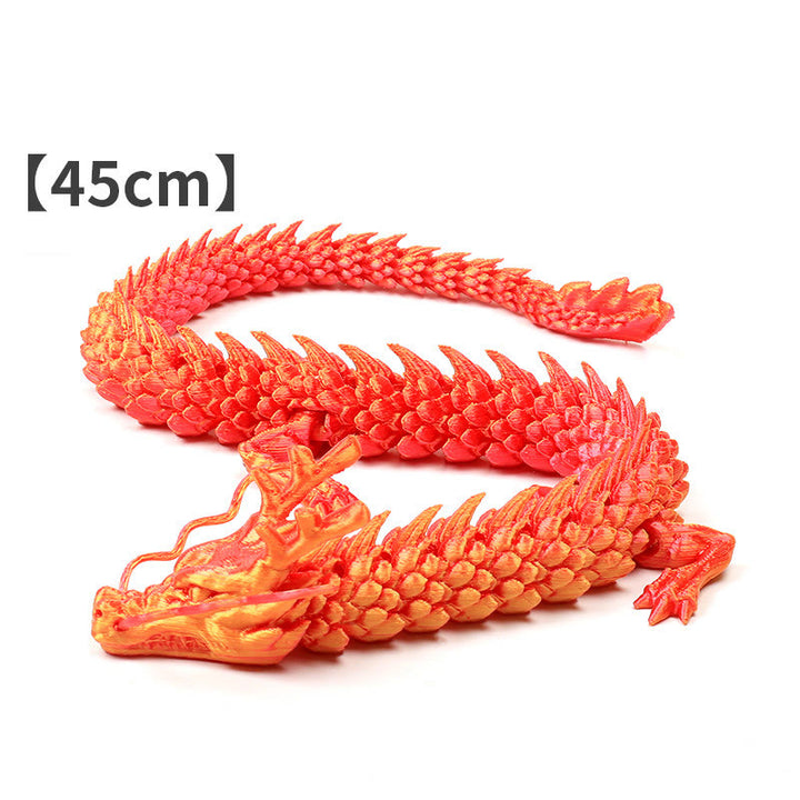 Feng Shui Dragon Luminous 3D Printed Dragon Luck Success Home Decoration