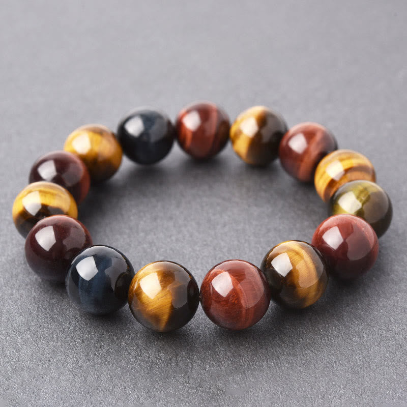 Buddha Stones Natural Tiger Eye Positive Protection Bracelet