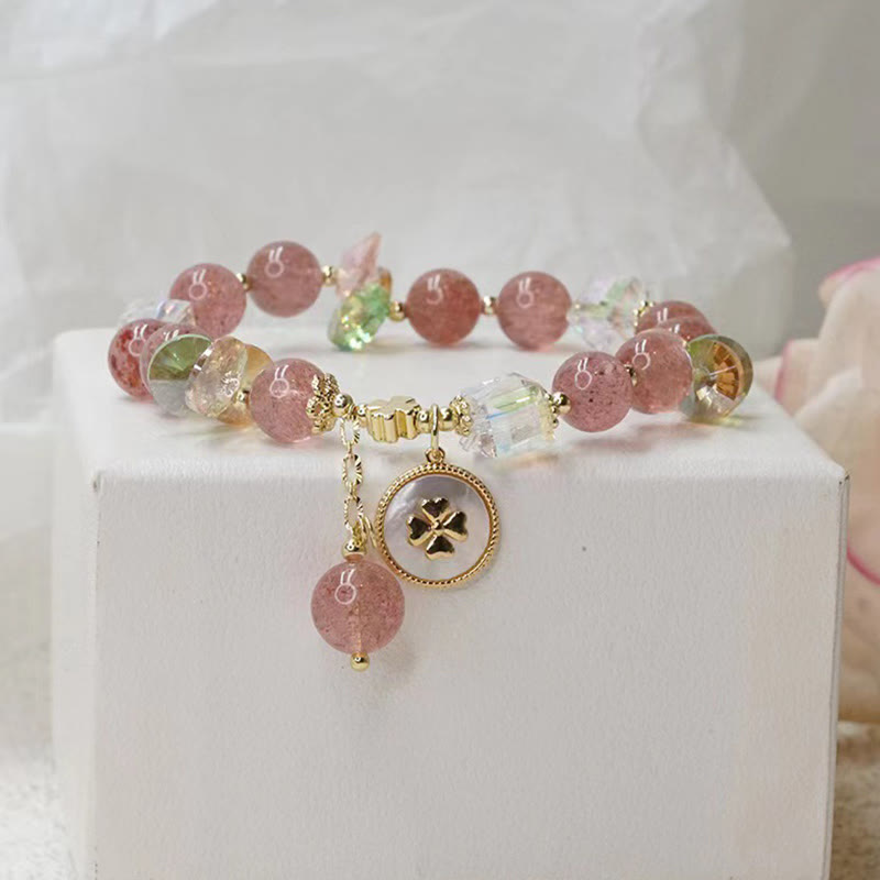 FREE Today: The Healing Strawberry Quartz Lucky Bracelet