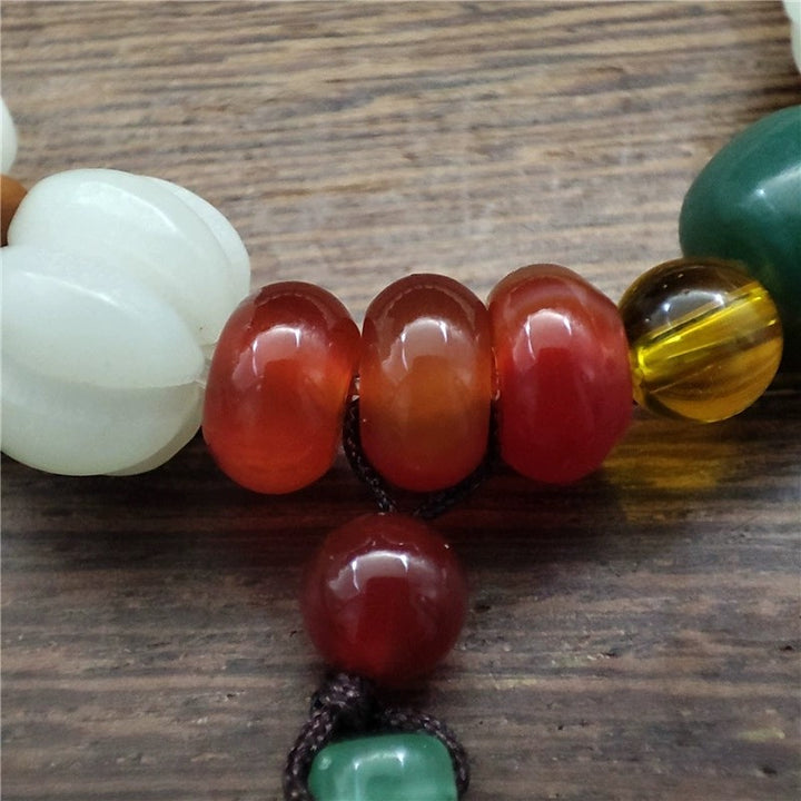 Natural Bodhi Seed Agate Bodhi Harmony Bracelet