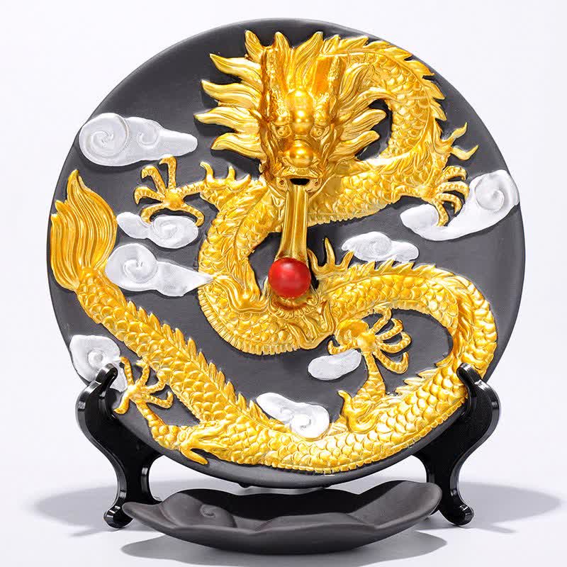 Dragon Ceramic Backflow Smoke Fountain Meditation Incense Burner