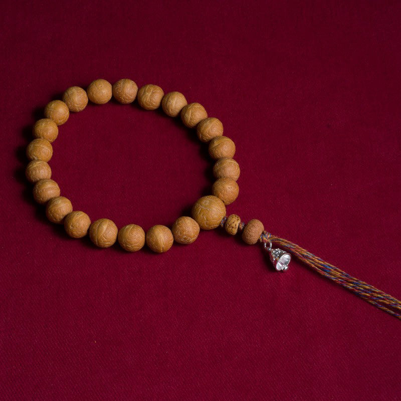 Bodhi Seed Luck Auspiciousness Wrist Mala Tassel Pocket Mala