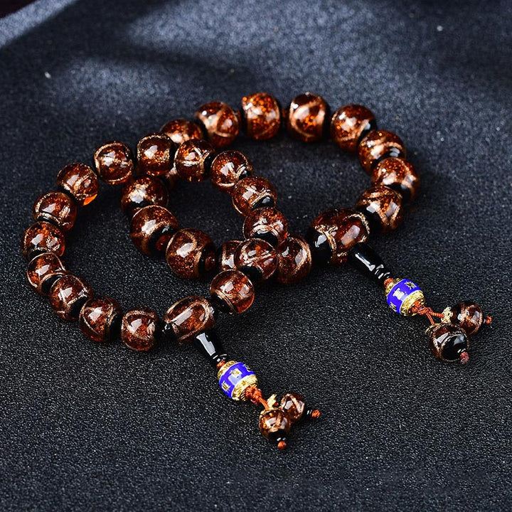 Tibetan Dragon Vein Agate Healing Bracelet