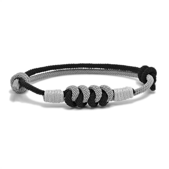 Buddha Stones Simple Design King Kong Knot Strength Braid String Bracelet