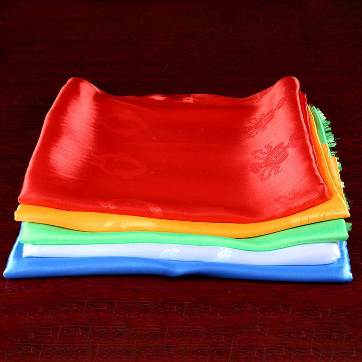 Tibetan Blessing Auspicious 5 Colors Khata Decoration