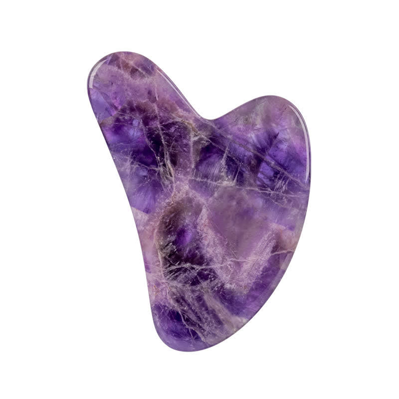 Natural Gemstone Crystal Love Heart Gua Sha Board Gua Sha Tool (Extra 30% Off | USE CODE: FS30)