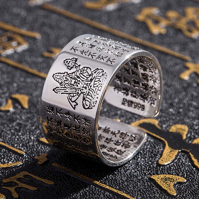 FengShui Buddha Chinese Zodiac Protection Adjustable Ring