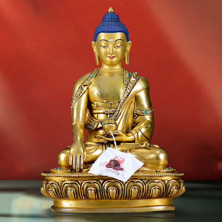 Buddha Shakyamuni Compassion Copper Statue Decoration