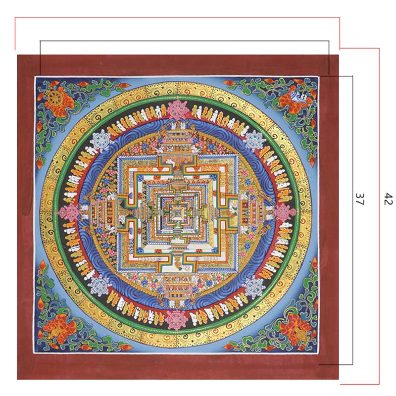 Tibetan Thangka Painting Blessing Handmade Decoration