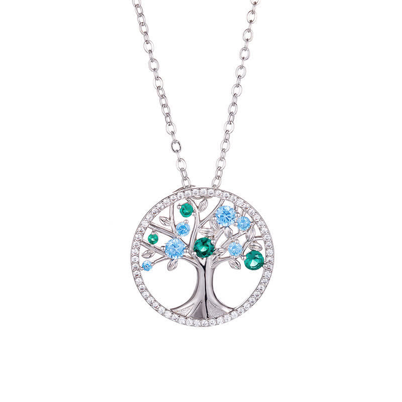 The Tree of Life Zircon Copper Unity Necklace Pendant (Extra 40% Off | USE CODE: FS40)