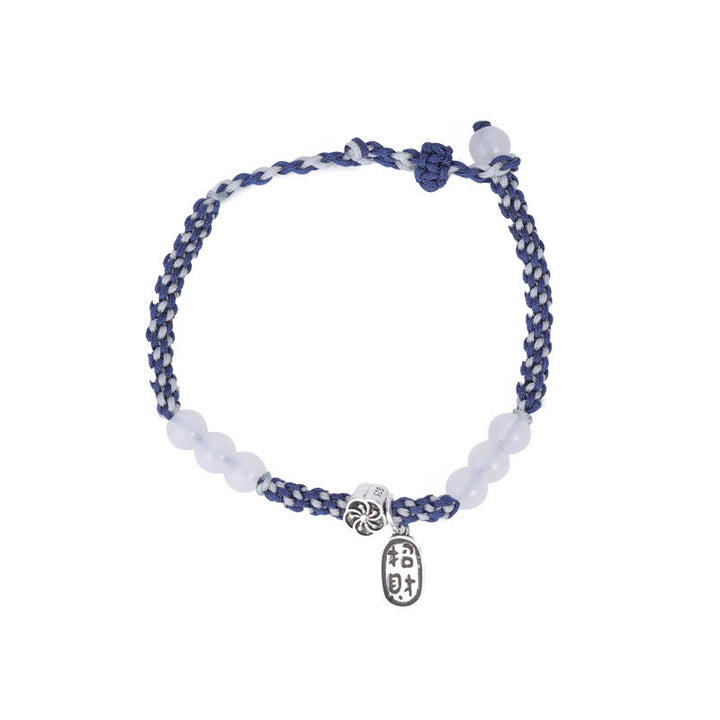 Buddha Stones Handmade Lucky Fortune Rope Bracelet