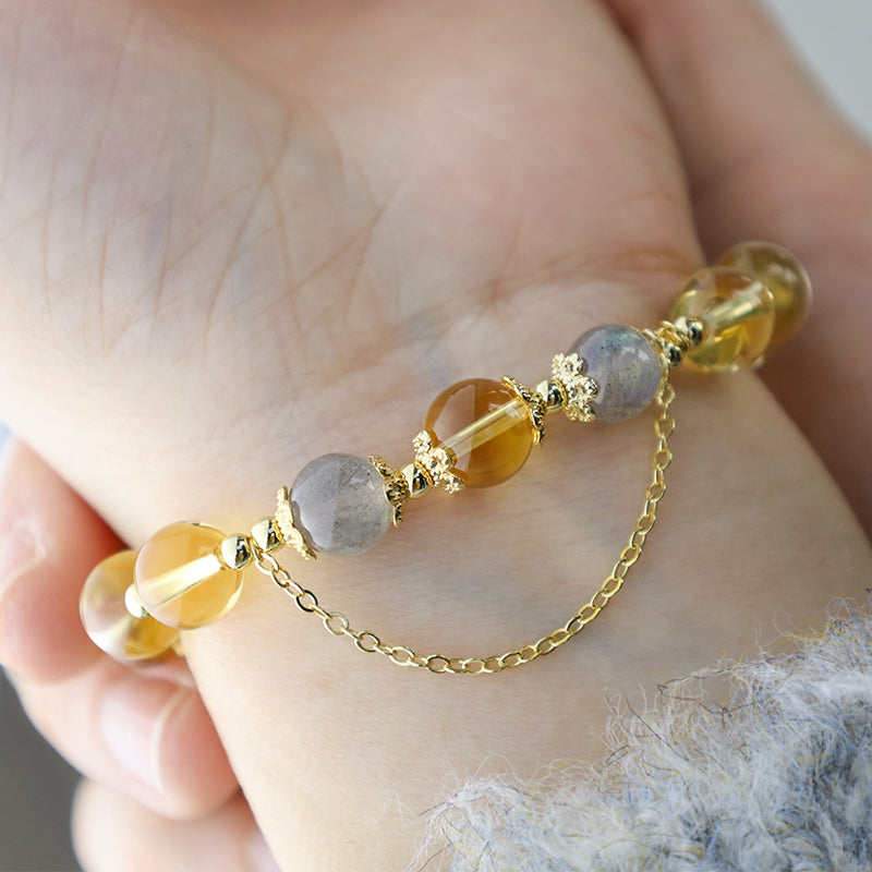 FREE Today: Abundant Energy Moon Citrine Bracelet