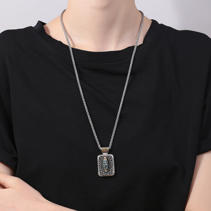 FREE Today: Bring Good Fortune and Protection Rotatable Necklace Pendant