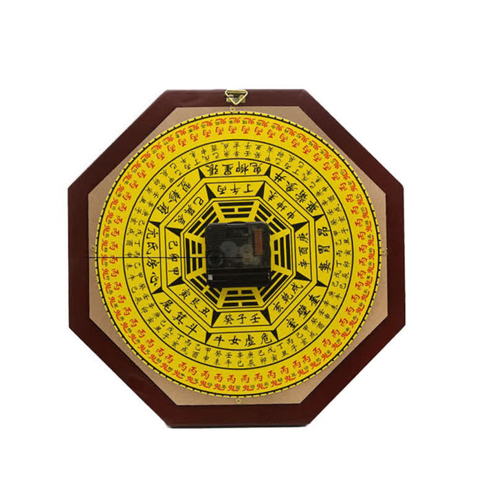 Feng Shui Bagua Map Balance Energy Map Wall Clock