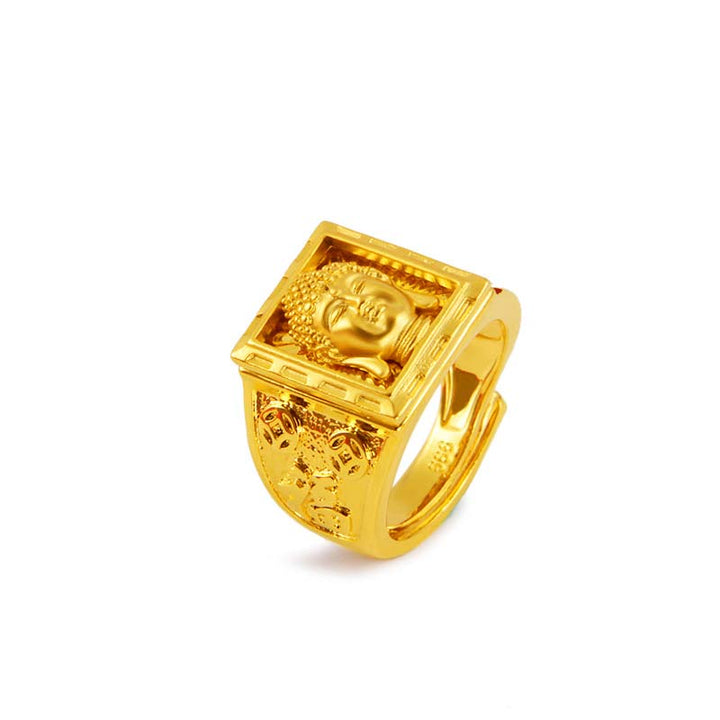 FengShui Lucky Buddha Wealth Ring