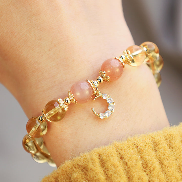 FREE Today: Abundant Energy Moon Citrine Bracelet