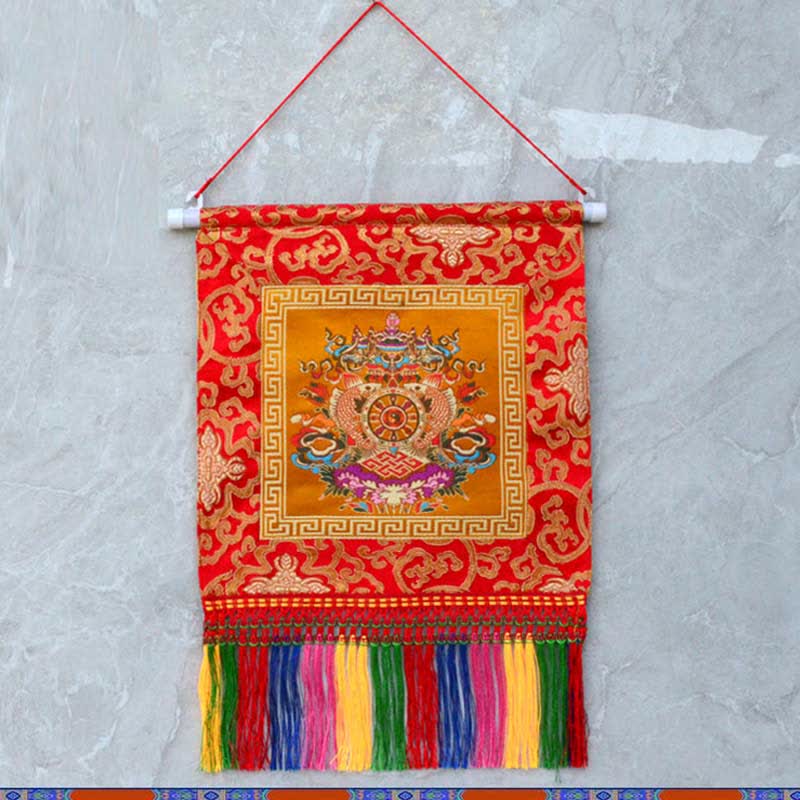 Vajra Auspicious Symbols Spiritual Power Wall Art