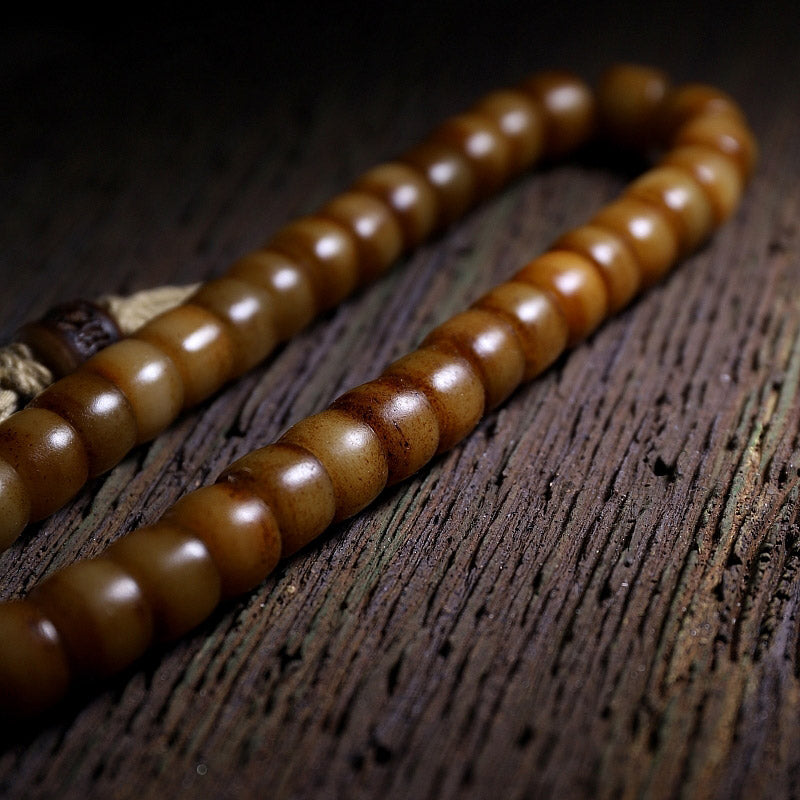 Tibetan Yak Bone Balance Strength Wrist Mala