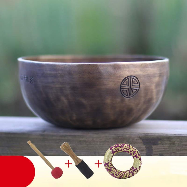 Lunar Rainbow Full Moon Singing Bowl Handcrafted for Healing and Meditation Positive Energy Sound Bowl Set