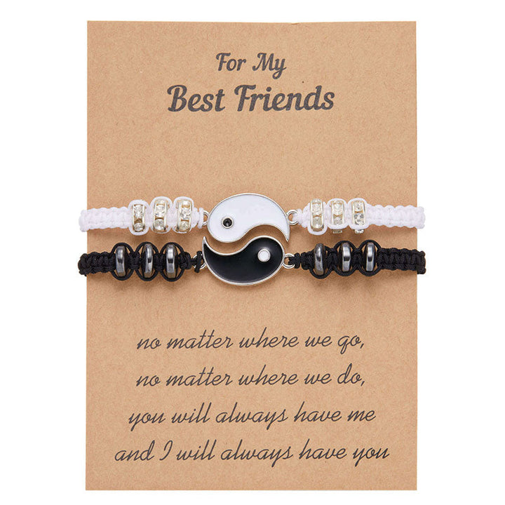 FREE Today:  Everlasting Friendship Love Couple Balance Bracelet