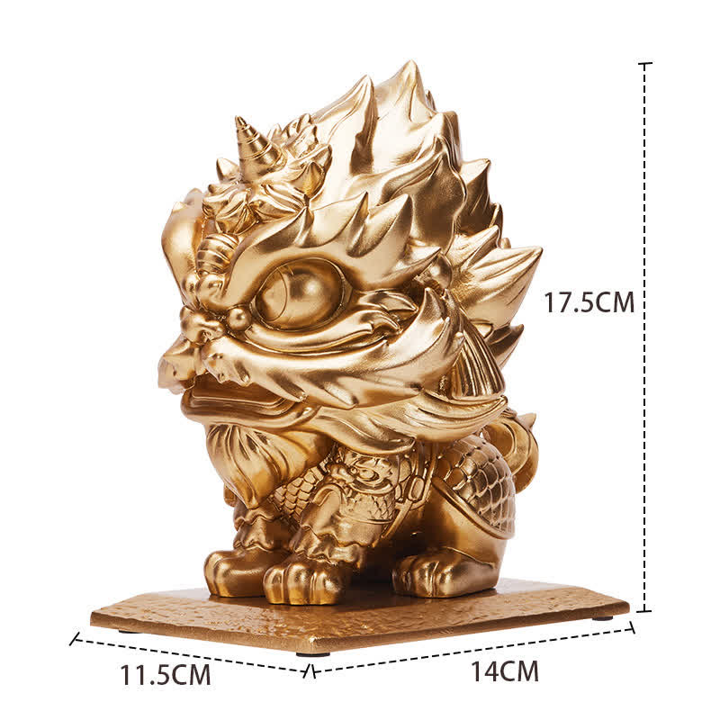 Lion Statue Strength Resin Home Office Decoration