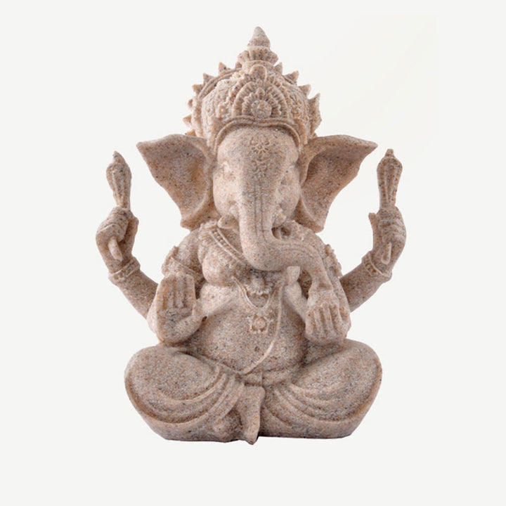 Ganesh Ganpati Elephant Statue Wealth Blessing Home Decoration