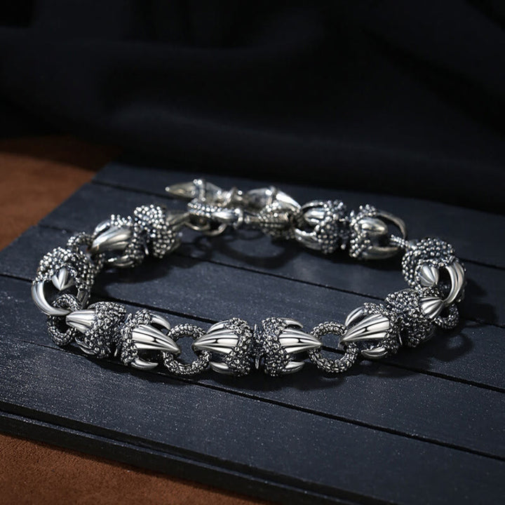 Buddha Stones Dragon Claw Engraved Strength Protection Bracelet