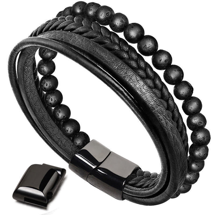 FREE Today:  Anti-stress Support Bead Leather Bracelet