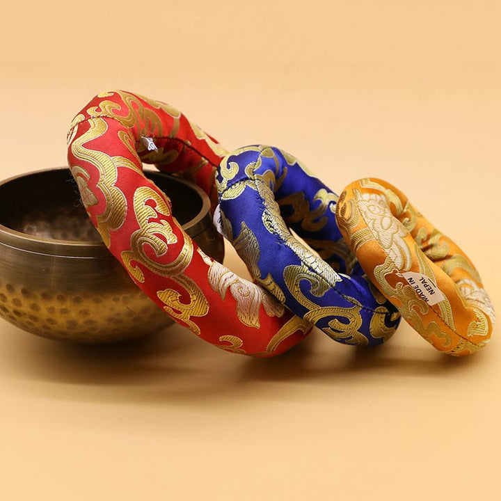 Tibetan Singing Bowl Handcraft Cushion Decoration