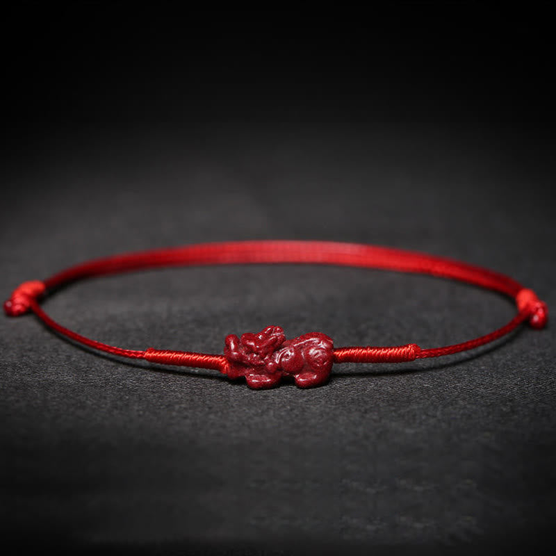 FREE Today: Bring Positive and Blessing Energy Lucky Cinnabar Red String Bracelet