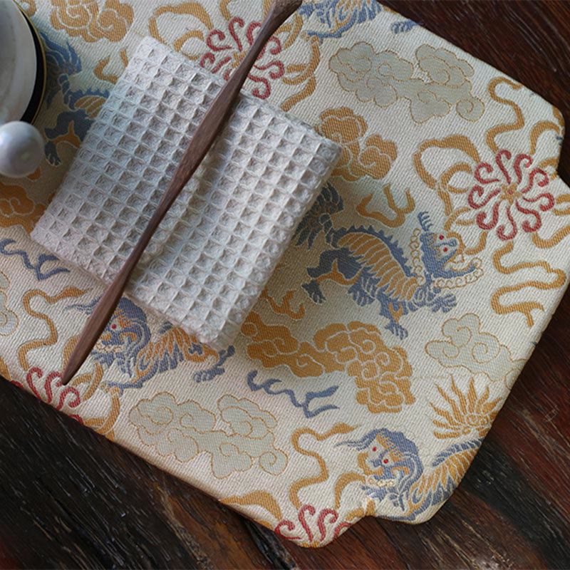 Elegant Floral Brocade Pattern Cup Mat Tea Cup Coaster