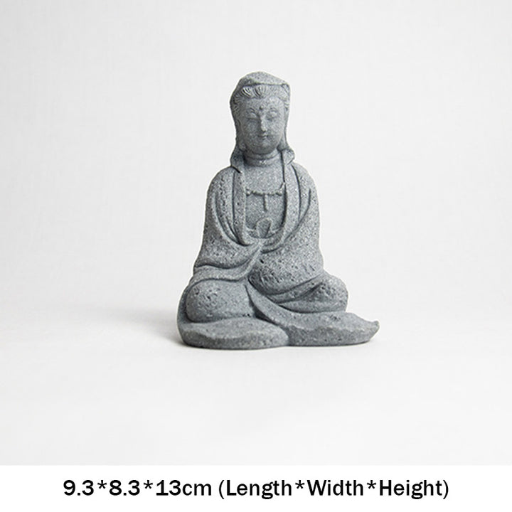 Buddha Stones Avalokitesvara Statue Blessing Home Decoration