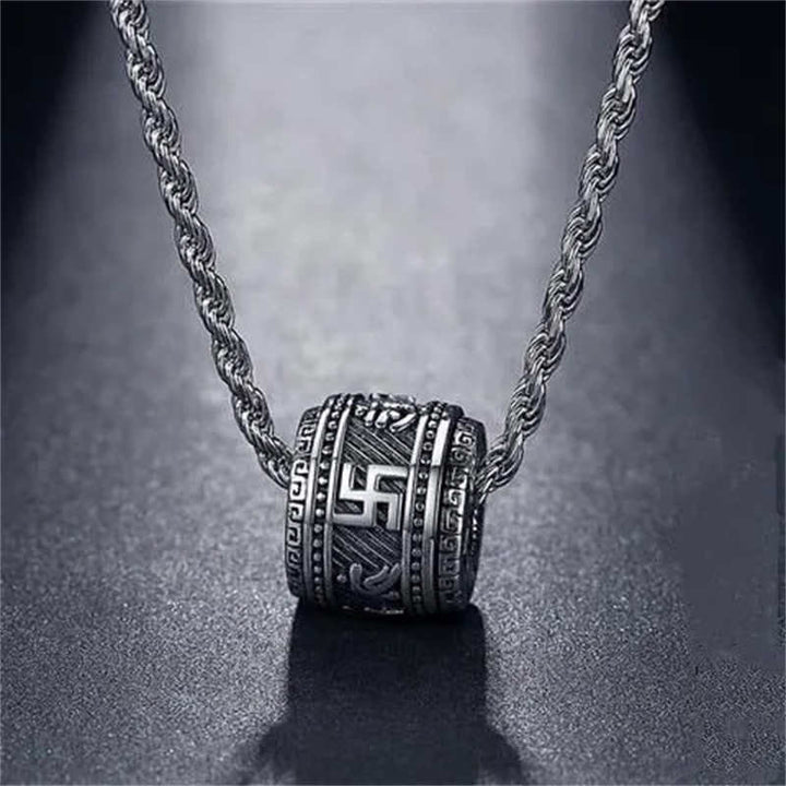 Buddha Stones Tibet Om Mani Padme Hum Protection Necklace Pendant