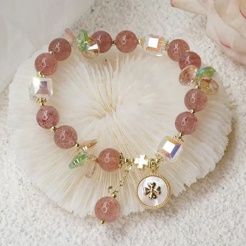 FREE Today: The Healing Strawberry Quartz Lucky Bracelet