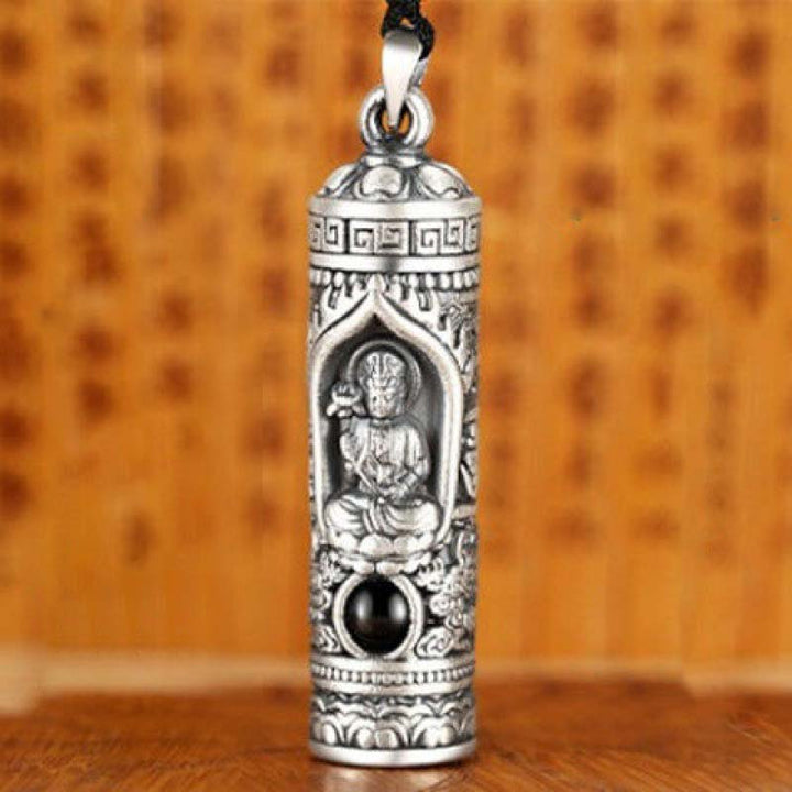 Chinese Zodiac Natal Buddha Projection Prosperity Necklace Pendant