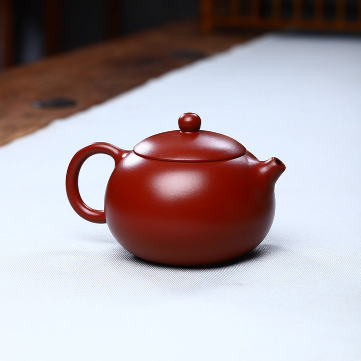 Buddha Stones Vintage Xishi Teapot Purple Clay Kung Fu Teapot 240ml