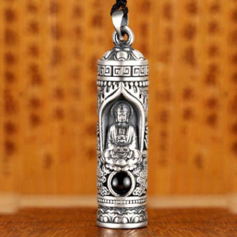 Chinese Zodiac Natal Buddha Projection Prosperity Necklace Pendant