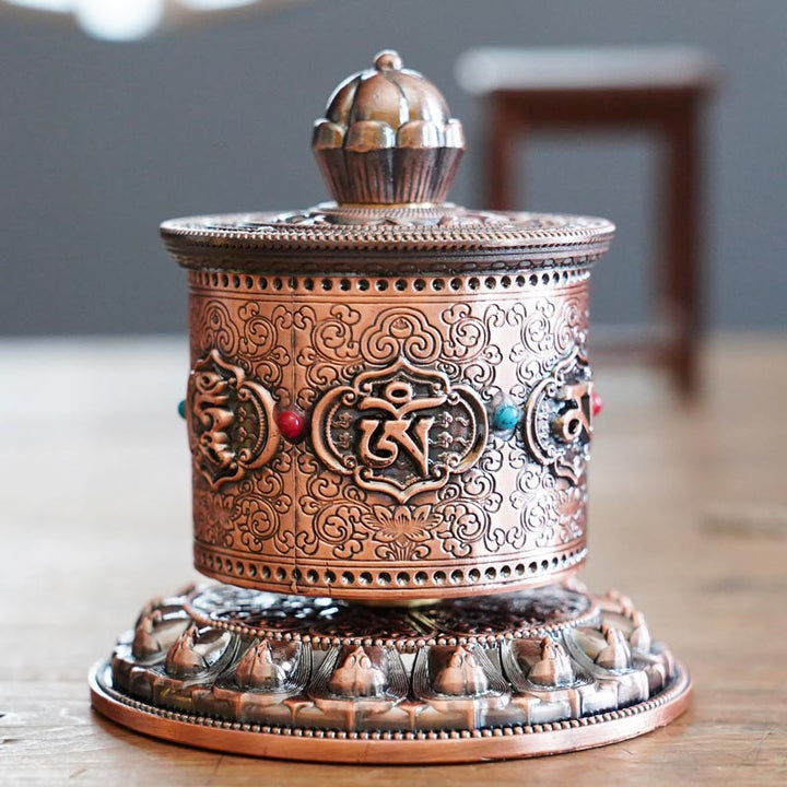 Tibetan Blessing Prayer Wheel Car Decoration